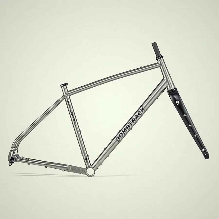 Bombtrack Beyond Ti Touring Frame, Titanium, L, Kit