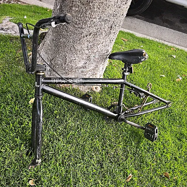 Haro BMX Bike Frame 24 in w/ Fork BMX Bar Seat Pedals Black No Suspension