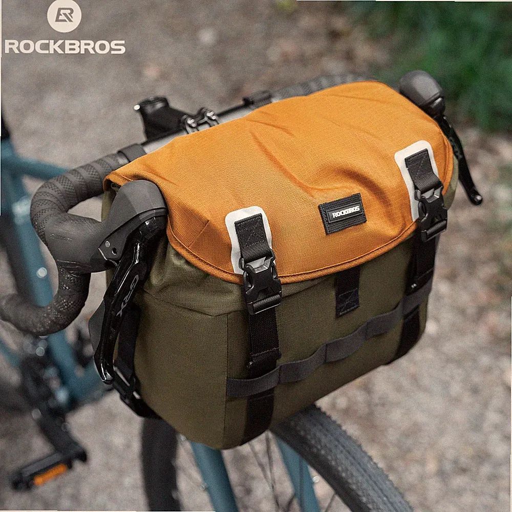 ROCKBROS Road/Gravel Bike Rack Bag Bicycle Front Bag Shoulder Bag24L Waterproof