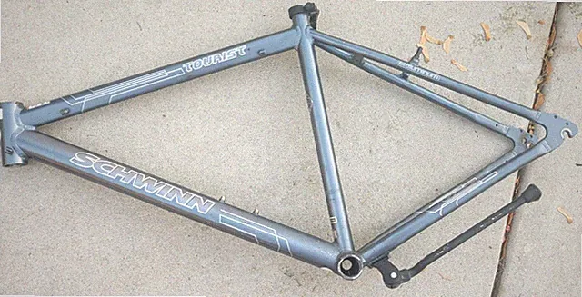 Schwinn Tourist 24-Speed Aluminum Alloy FRAME ONLY Touring Road Bike Bicycle