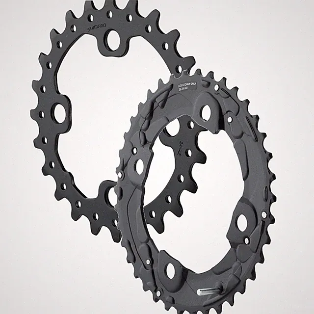 Shimano Deore 24t & 38t Chainrings Bundle 10-Speed, 104/64 BCD Aluminum
