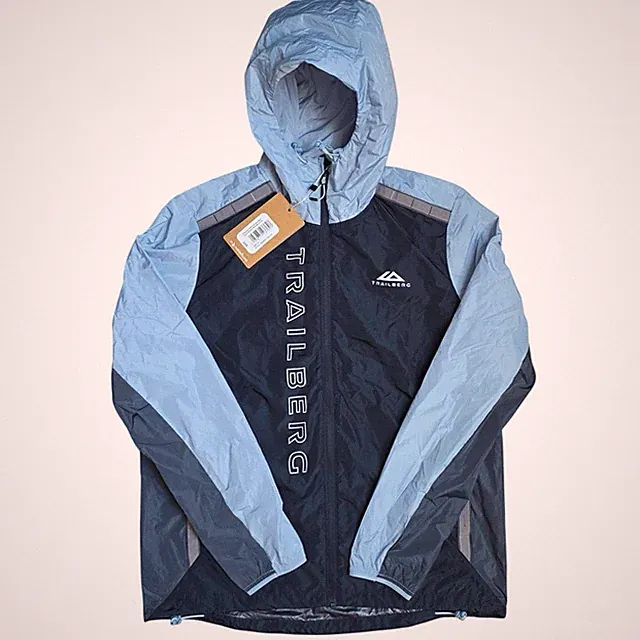 Trailberg Triathlon Windbreaker Jacket in Blue AW24 BNWT Men's Medium