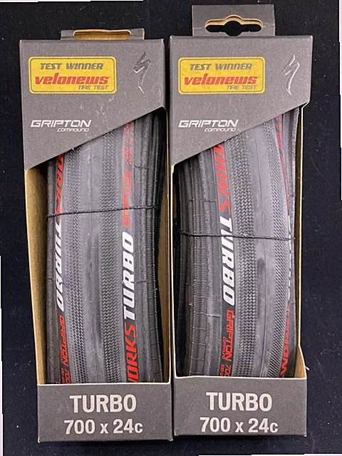 TWO Specialized S-WORKS Turbo 700cc x 24mm Folding Clincher Tires NEW IN BOX