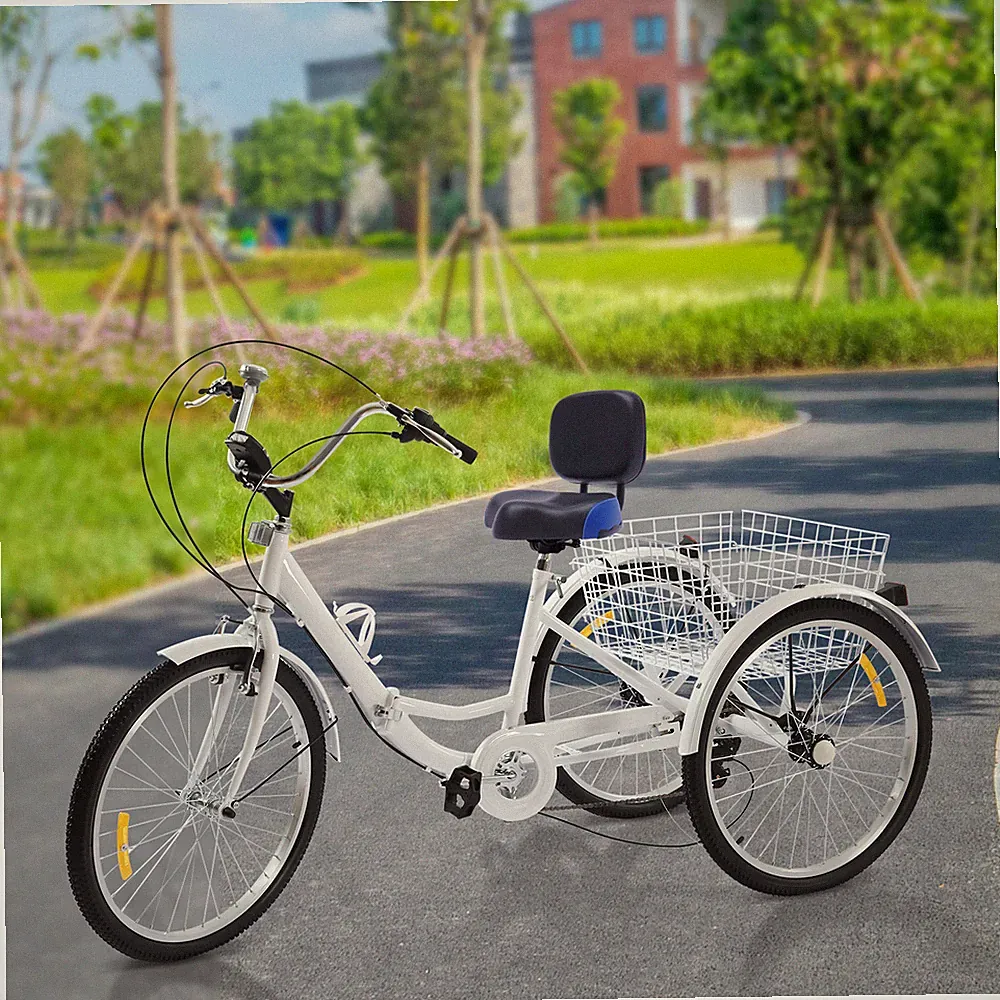 Wide Comfort Tricycle Bike Electric Bicycle Saddle Seat Pad w/ Back Rest new